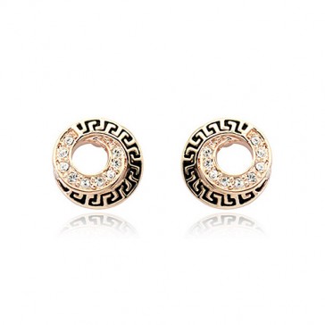 Boucles d'oreilles Spirale Maya