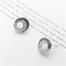 Boucles d'oreilles Spirale Maya