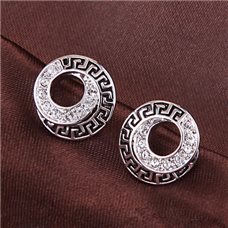 Boucles d'oreilles Spirale Maya