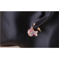 Boucles d'oreilles Poisson Arc-en-ciel